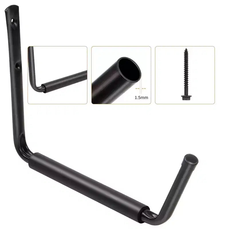 LUGO 4pc Heavy Duty Steel Hooks