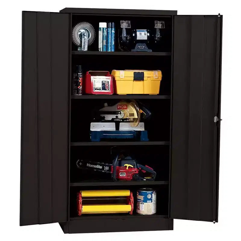 Edsal 36"Wx18"Dx72"H Steel Freestanding Cabinet Black