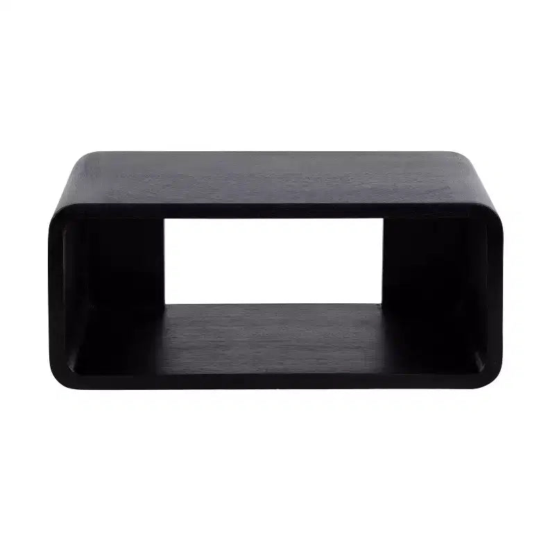 Kate & Laurel All Things Decor 18"x10" Deguara Floating Shelf Black