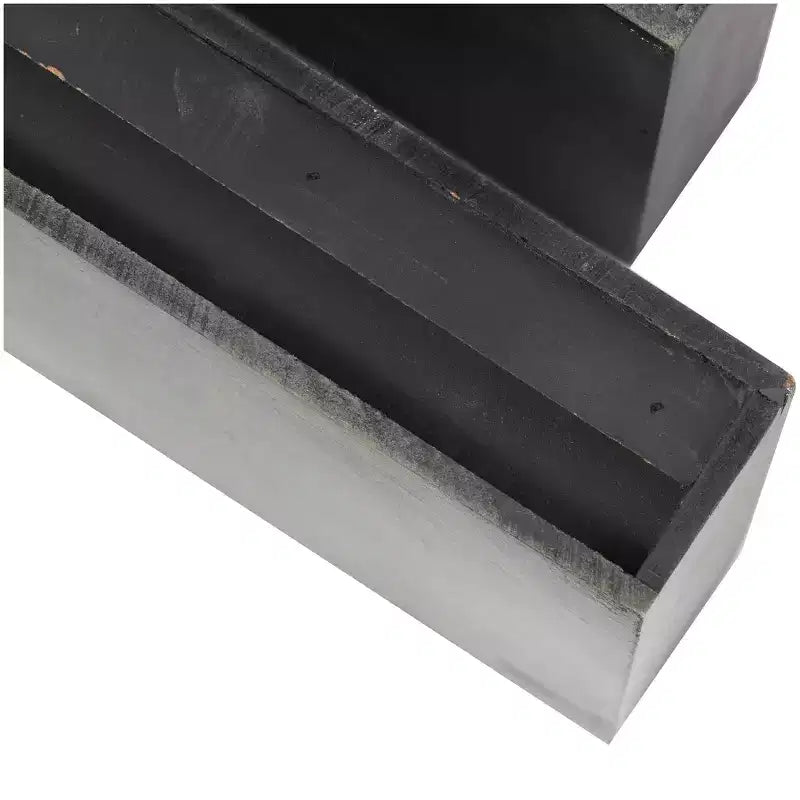 Set of 3 Wood Wall Shelves Black: CosmoLiving by Cosmopolitan, Modern Floating Shelf Set