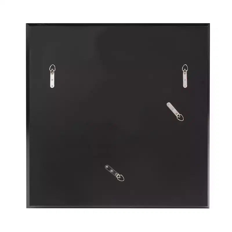 Howard Elliott Modern Square Decorative Vogue Wall Mirror Silver: 22"x22", Glass & Wood Frame, No Assembly Required