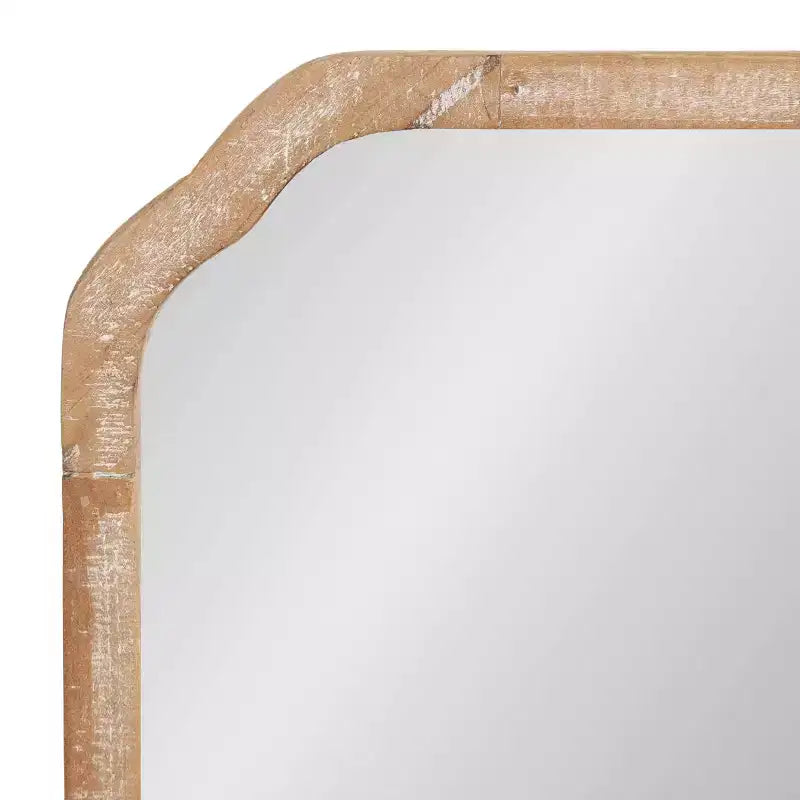 Kate & Laurel All Things Decor 3pc Marston Wood Wall Mirror Set Brown