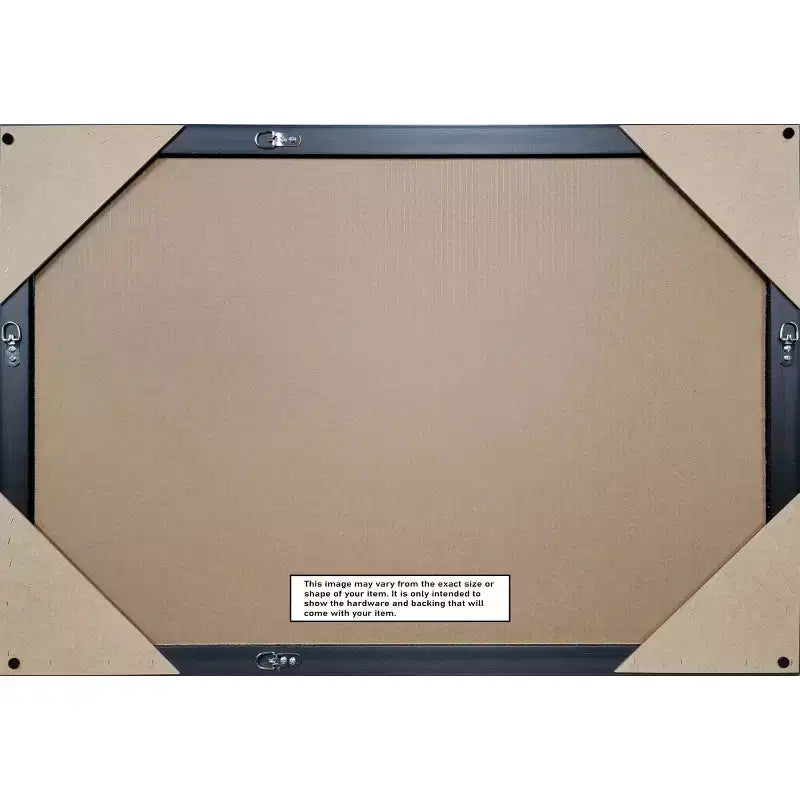 24"x30" Villa Wood Wall Mirror, Oil Rubbed Bronze Frame, No Assembly - Amanti Art