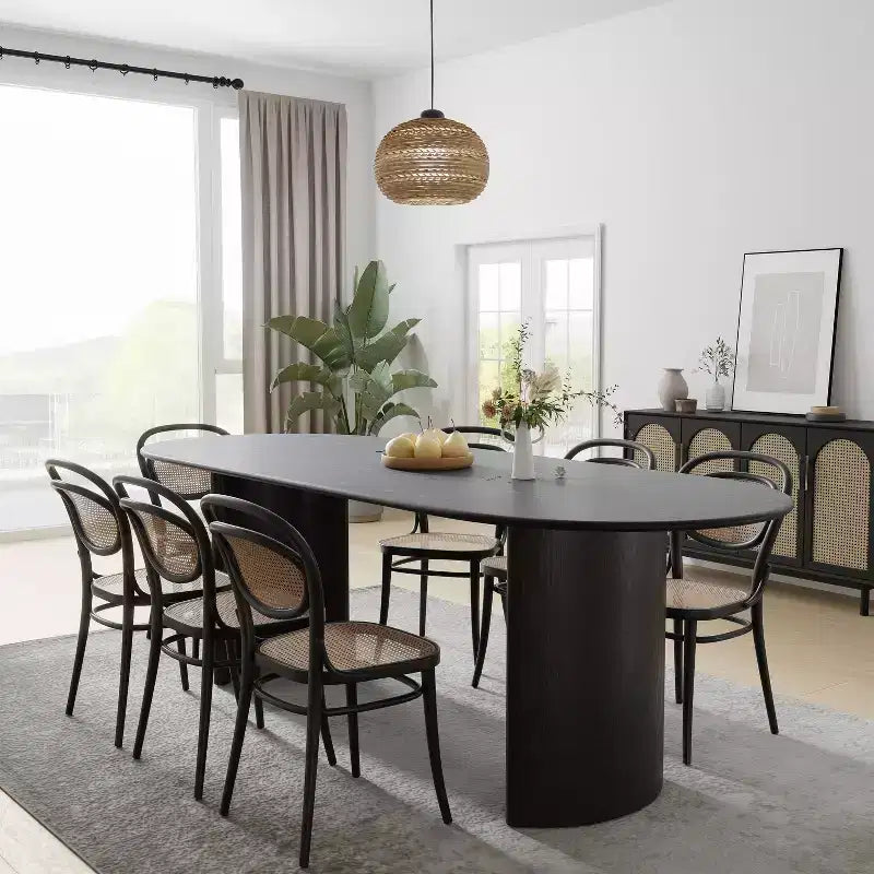 Dovelina Dining Table Modern Wood Kitchen Table Dining Room Table