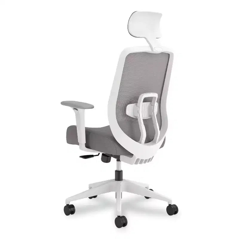 HON Altern Mesh Back Task Chair, 17.95 to 21.1 Seat Height, Gray Seat, Gray/White Back, White Base