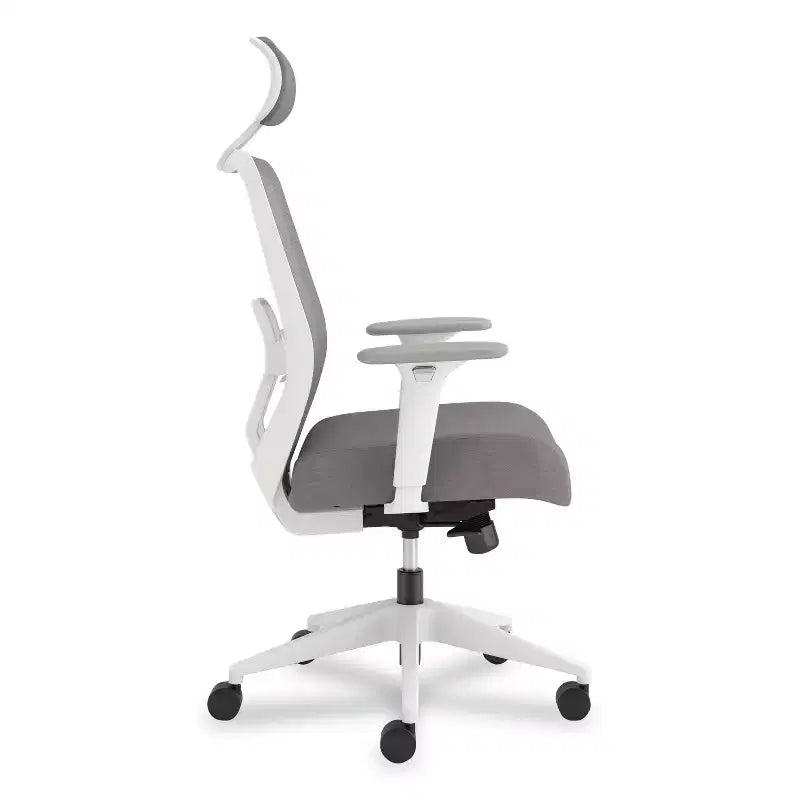 HON Altern Mesh Back Task Chair, 17.95 to 21.1 Seat Height, Gray Seat, Gray/White Back, White Base