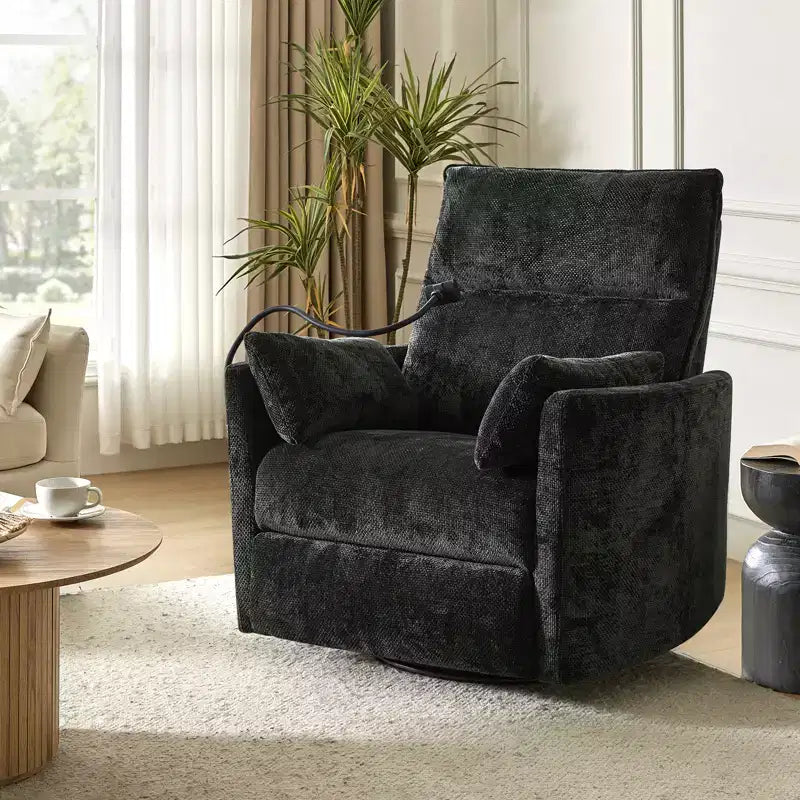 Julius 38 Power Rocking Swivel Nursery Recliner with USB Set of 2 | HULALA HOME