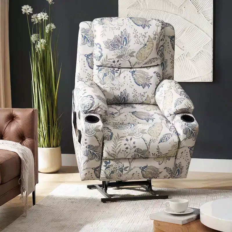 Leo Dual Motor Lift Assist Recliner with Massage and Heat| HULALAHOME