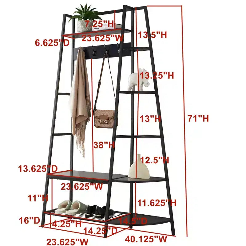Kings Brand Furniture - Hall Tree with Storage Bench and Shelf - Entryway Bench with Shoe Storage Hooks and Coat Rack Stand with Shelf - Pewter