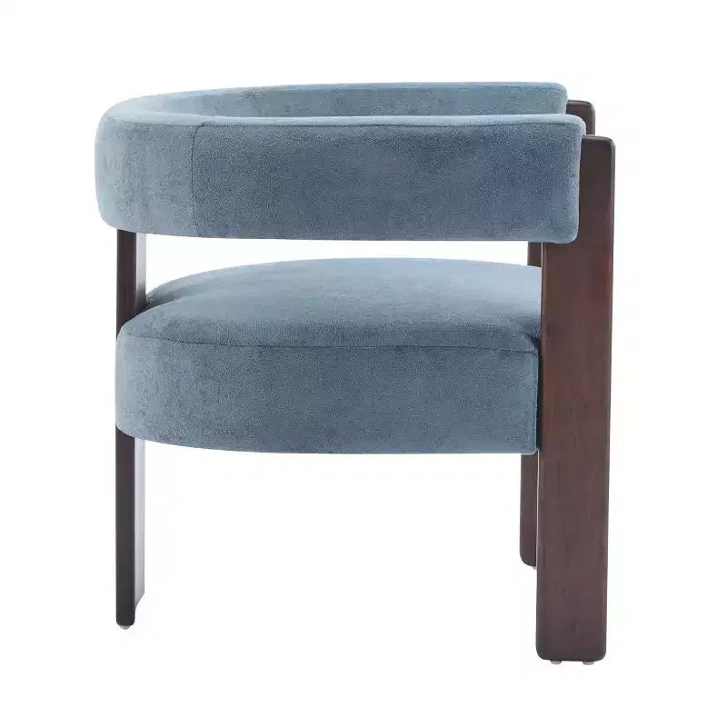 Christopher Knight Home Noah Modern Rubberwood Upholstered Accent Arm Chair