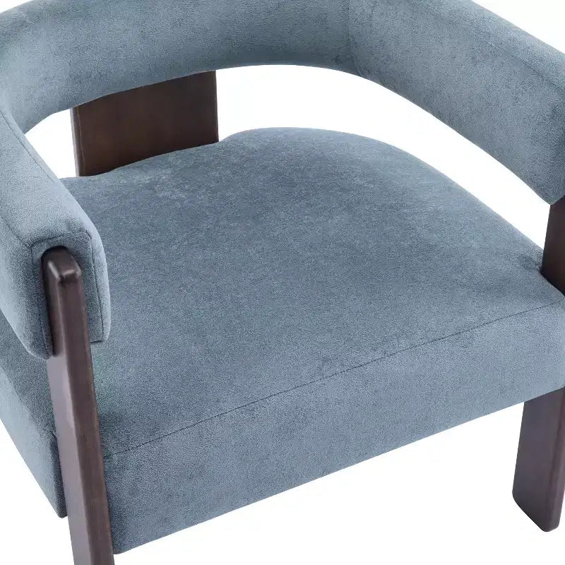 Christopher Knight Home Noah Modern Rubberwood Upholstered Accent Arm Chair