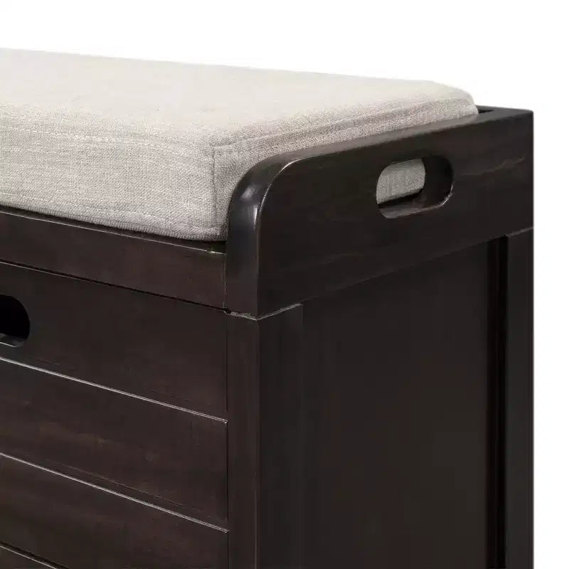 Whisen Storage Bench with Removable Basket and 2 Drawers