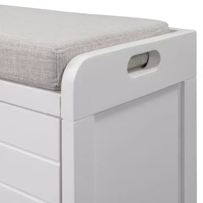 Whisen Storage Bench with Removable Basket and 2 Drawers