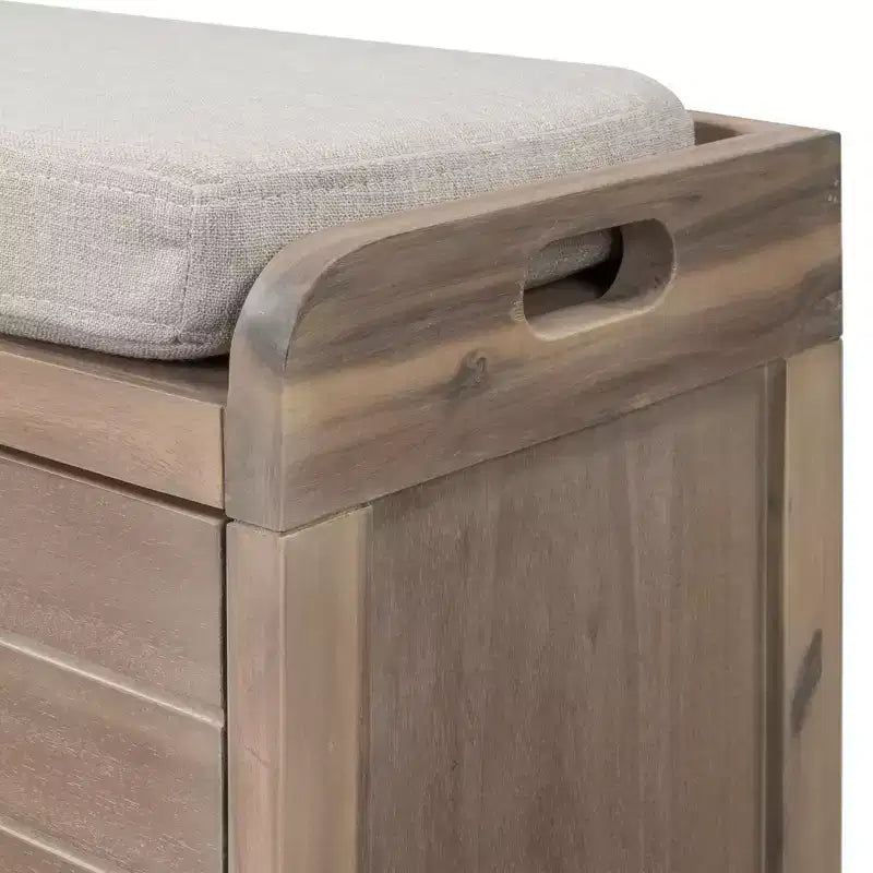 Whisen Storage Bench with Removable Basket and 2 Drawers