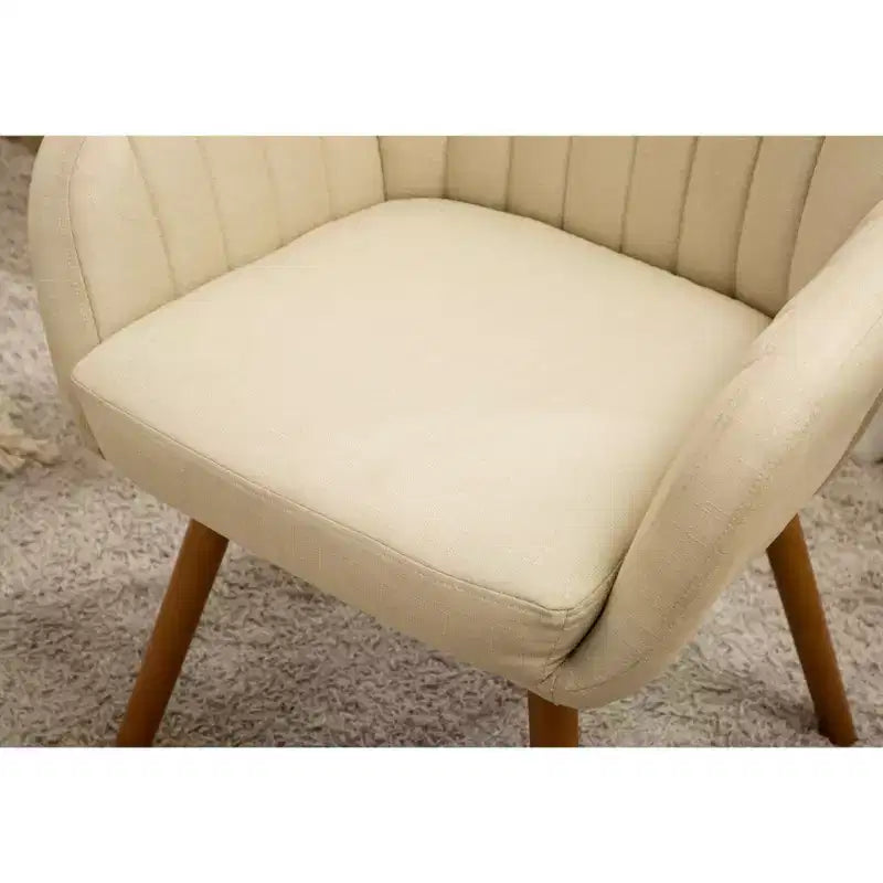 Roundhill Furniture Tuchico Contemporary Fabric Accent Chair, Tan
