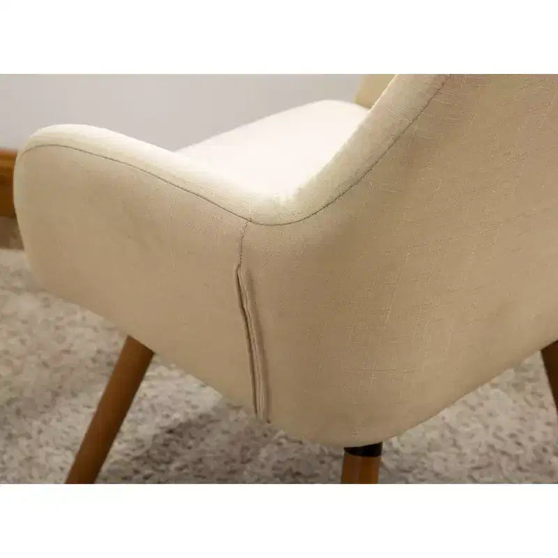Roundhill Furniture Tuchico Contemporary Fabric Accent Chair, Tan