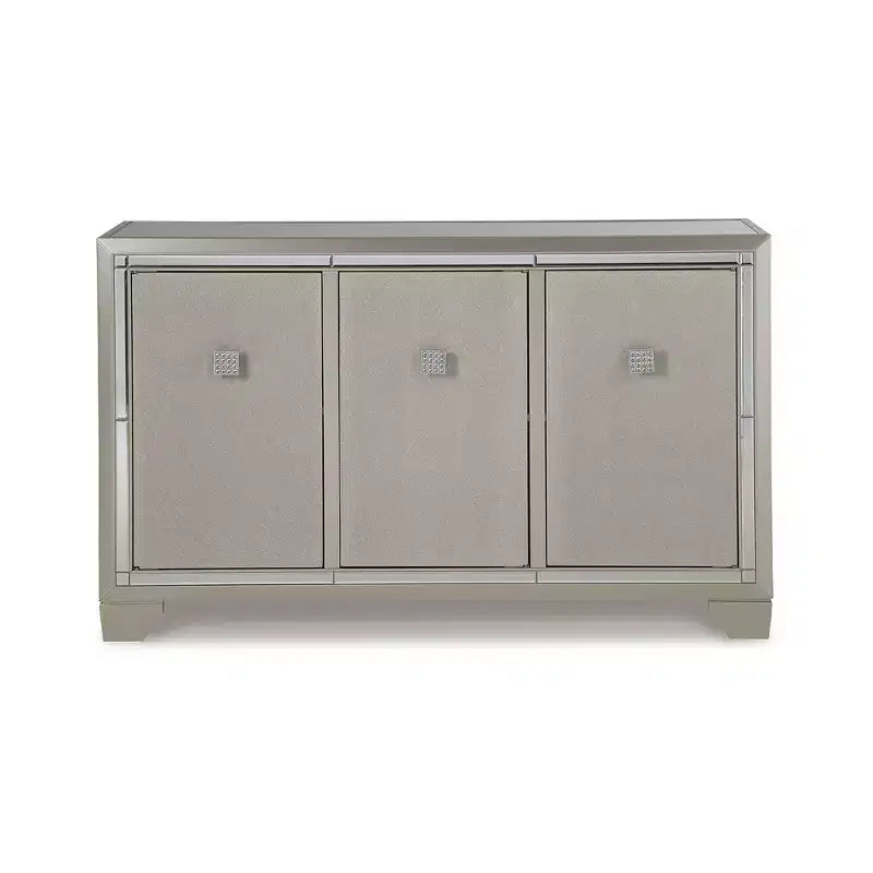 Signature Design by Ashley Contemporary Chaseton Accent Cabinet Champagne