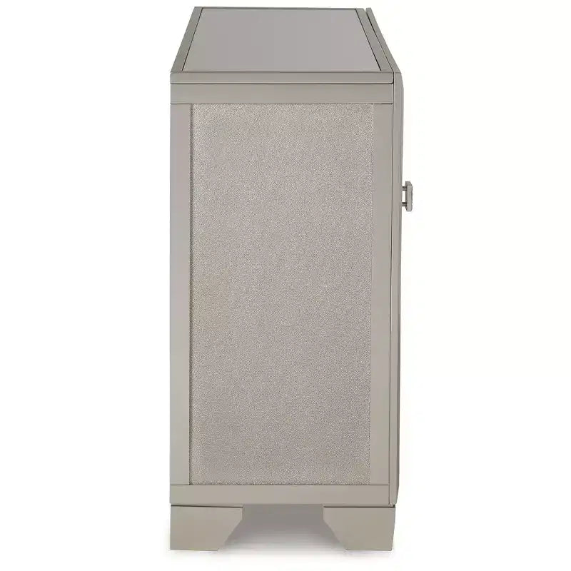 Signature Design by Ashley Contemporary Chaseton Accent Cabinet Champagne