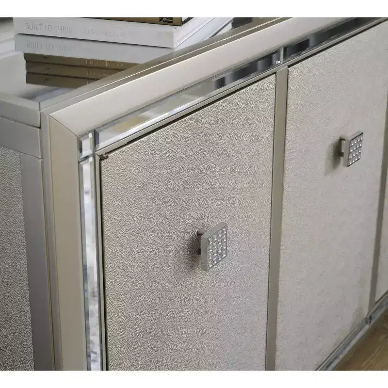Signature Design by Ashley Contemporary Chaseton Accent Cabinet Champagne