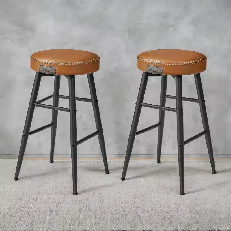 EKHO 24.8-Inch Tall Bar Chair Set of 2, Counter Height Bar Stools, Kitchen Counter Stools