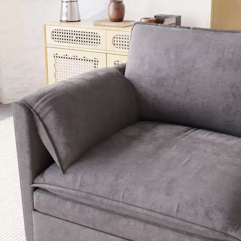 Christopher Knight Home 107.8 L-Shaped 3 Seater Sofa with Ottoman