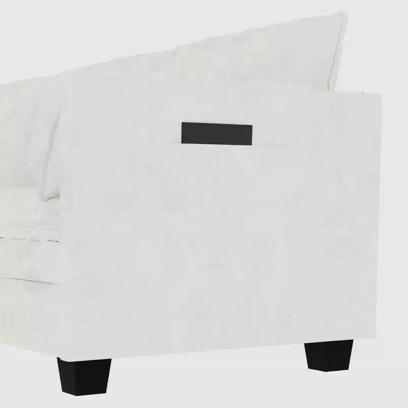 Christopher Knight Home 107.8 L-Shaped 3 Seater Sofa with Ottoman