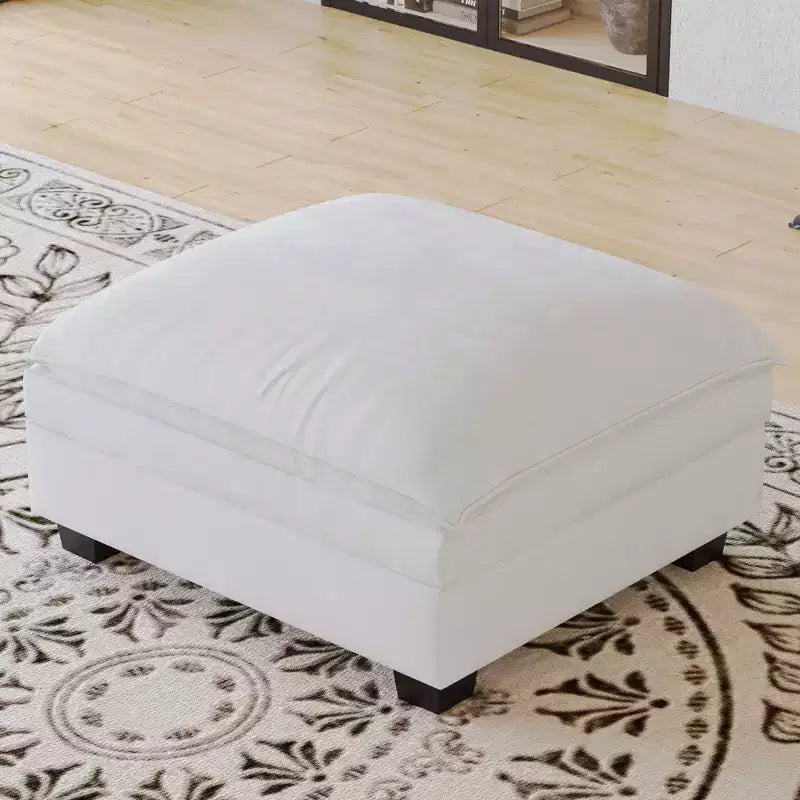Christopher Knight Home 107.8 L-Shaped 3 Seater Sofa with Ottoman
