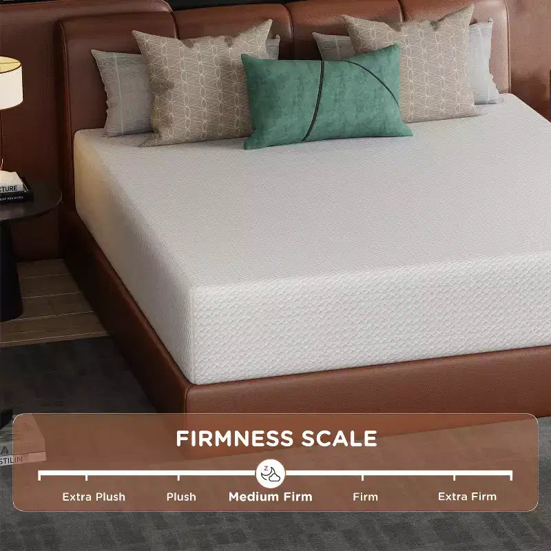 BestMassage 14 Inch Mattress Gel Memory Foam Mattress Medium Firmness Mattresses for Cool Sleep & Pressure Relief CertiPUR-US Certified