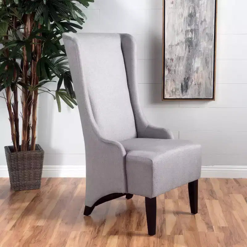 GDFStudio Sheldon Contemporary Fabric Upholstered High Back Dining Chair