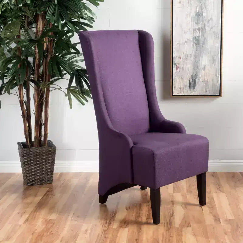 GDFStudio Sheldon Contemporary Fabric Upholstered High Back Dining Chair