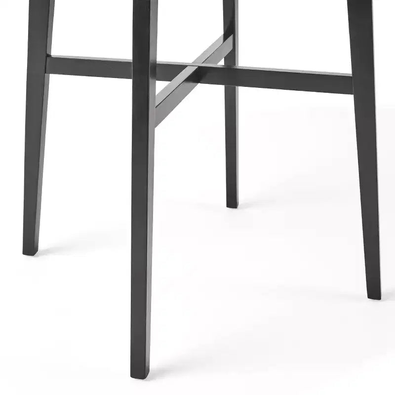 GDFStudio Hildred Modern Laminate and Rubber Wood Square 42 Bar Dining Table