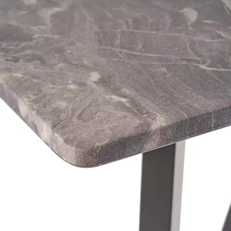 GDFStudio Hildred Modern Laminate and Rubber Wood Square 42 Bar Dining Table