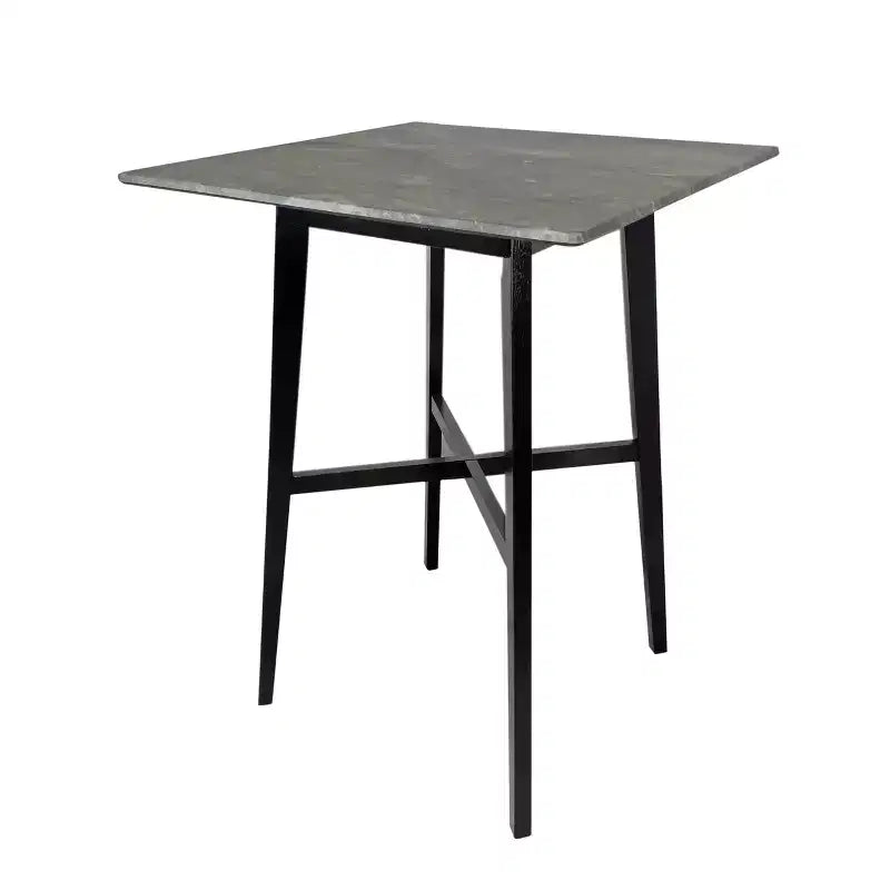 GDFStudio Hildred Modern Laminate and Rubber Wood Square 42 Bar Dining Table