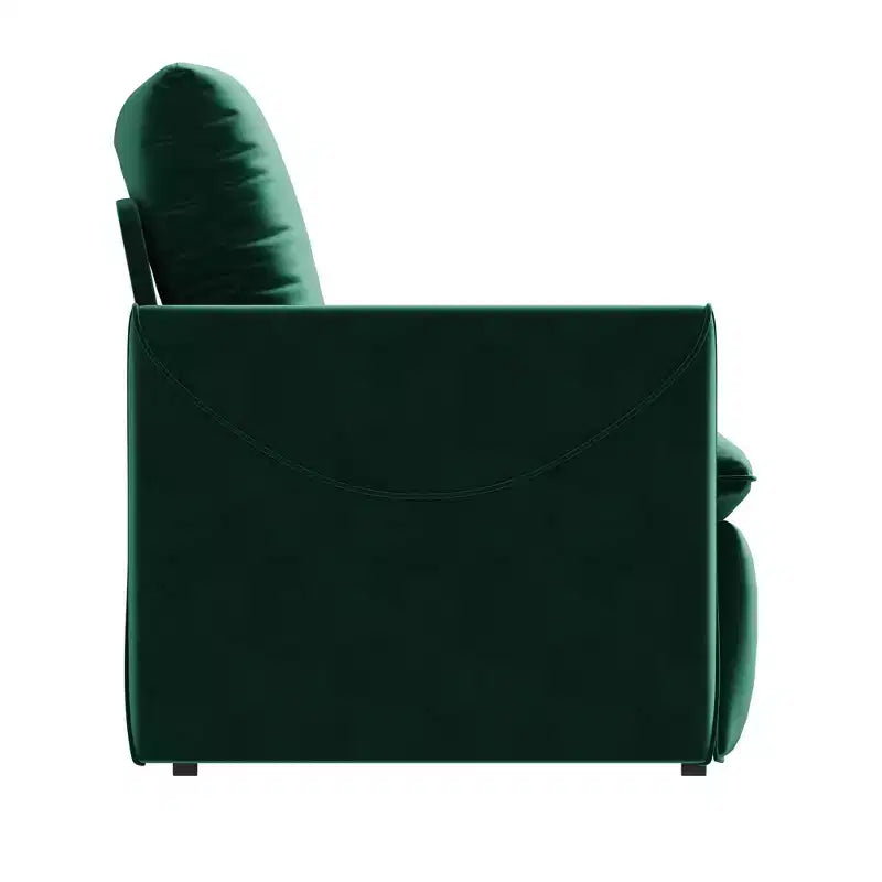 GDFStudio Zero Convertible 3-Seat 70.9 Velvet Upholstered Full Size Sofa Bed