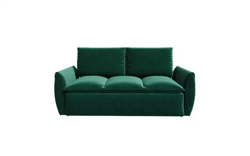 GDFStudio Zero Convertible 3-Seat 70.9 Velvet Upholstered Full Size Sofa Bed