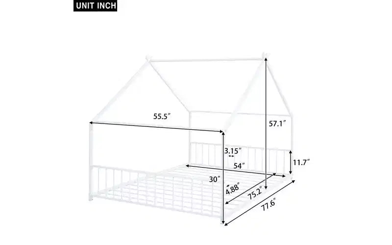 Elegant Full Bed Frame: Unique House Design