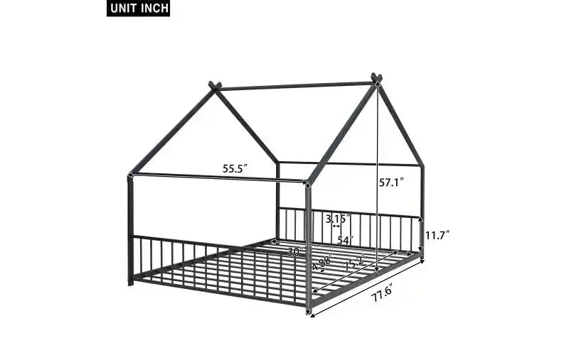 Elegant Full Bed Frame: Unique House Design