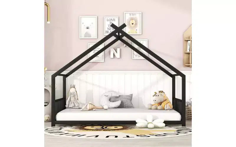 Elegant Full Bed Frame: Unique House Design