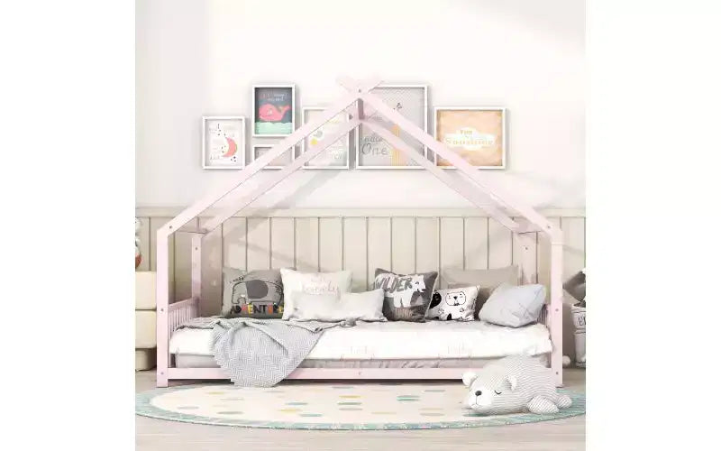 Elegant Full Bed Frame: Unique House Design