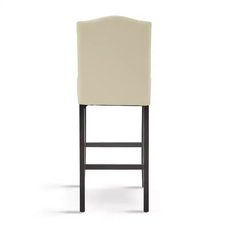 Christopher Knight Home Olaf 30 Contemporary Rubberwood Upholstered Barstools (Set of 2)