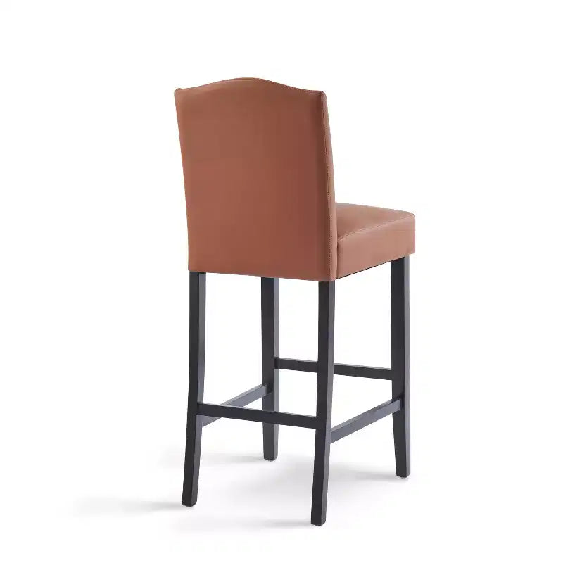 Christopher Knight Home Olaf 30 Contemporary Rubberwood Upholstered Barstools (Set of 2)