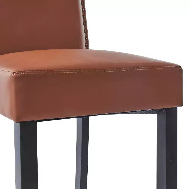 Christopher Knight Home Olaf 30 Contemporary Rubberwood Upholstered Barstools (Set of 2)