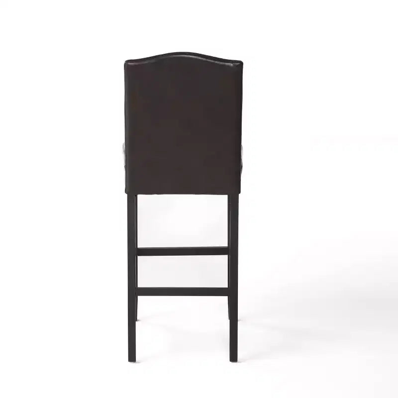 Christopher Knight Home Olaf 30 Contemporary Rubberwood Upholstered Barstools (Set of 2)