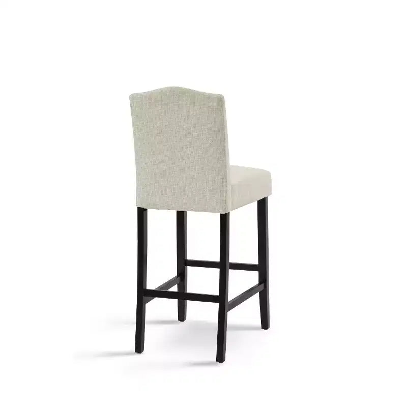 Christopher Knight Home Olaf 30 Contemporary Rubberwood Upholstered Barstools (Set of 2)