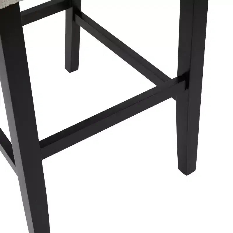 Christopher Knight Home Olaf 30 Contemporary Rubberwood Upholstered Barstools (Set of 2)