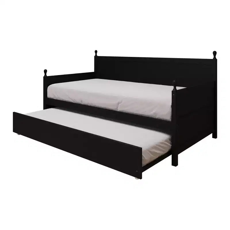 ChaletPosh Twin Size Wooden Daybed with Trundle