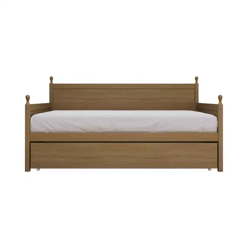 ChaletPosh Twin Size Wooden Daybed with Trundle