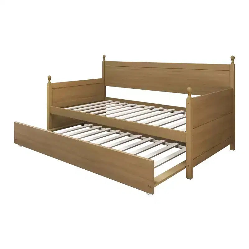 ChaletPosh Twin Size Wooden Daybed with Trundle