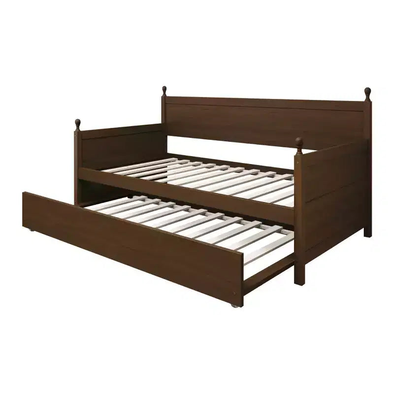 ChaletPosh Twin Size Wooden Daybed with Trundle