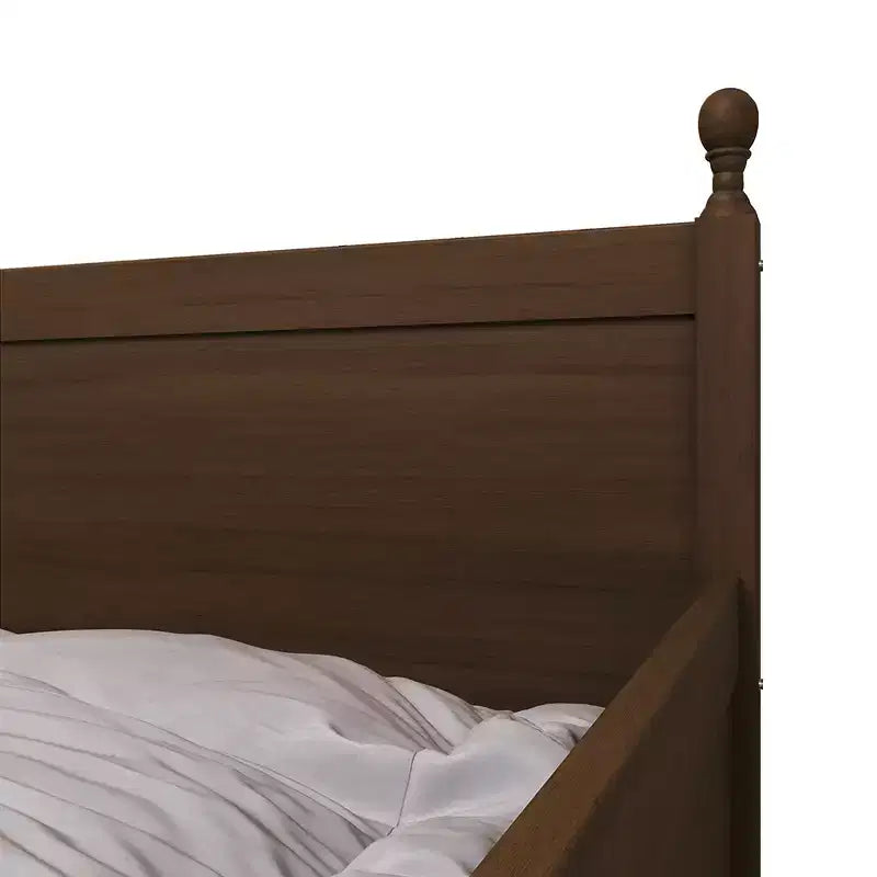 ChaletPosh Twin Size Wooden Daybed with Trundle